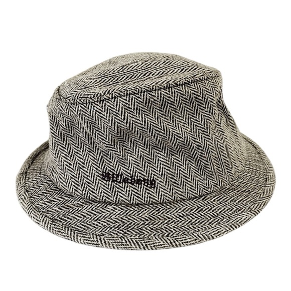 BILLABONG Brown Tweed Bucket Hat Wool Blend Size M/L - Picture 1 of 6